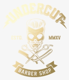 Undercut Barber Shop , Png Download - Logo Barbershop Undercut, Transparent Png, Transparent PNG