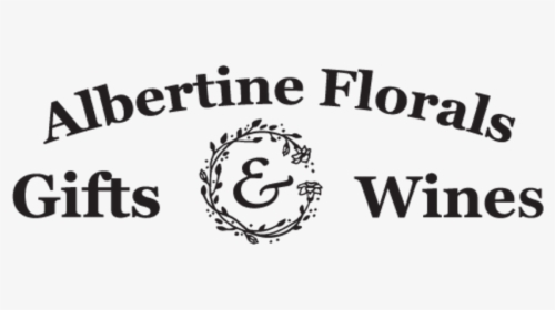 Albertine Florals Wine & Gifts - Calligraphy, HD Png Download, Transparent PNG