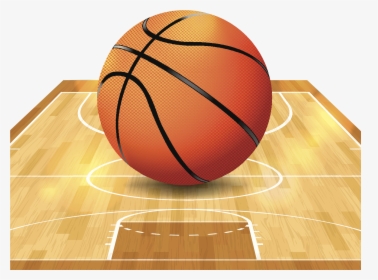 Basketball Vector - Basketball Court Poster, HD Png Download, Transparent PNG