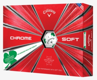 Chrome Soft Shamrock Truvis Golf Balls - Callaway Chrome Soft Golf Balls Shamrock, HD Png Download, Transparent PNG