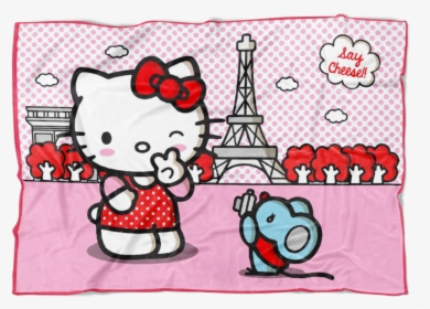 Hello Kitty Fleece Blanket Lightweight Supremely Soft - Hello Kitty, HD Png Download, Transparent PNG