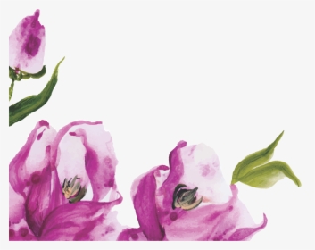 Floral Para Baixar Lilás - Border For Wedding Purple, HD Png Download, Transparent PNG