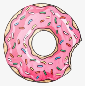 Png Tumblr Transparent Donut - Donut Drawing, Png Download, Transparent PNG