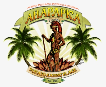 Ahapapka Indian - Palm Tree Clip Art, HD Png Download, Transparent PNG