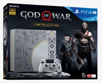 Playstation4 Pro 1tb God Of War Limited Edition Console - Ps4 Pro God Of War, HD Png Download, Transparent PNG
