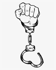 Praying Hands Clip Art - Clipart Handcuff, HD Png Download, Transparent PNG