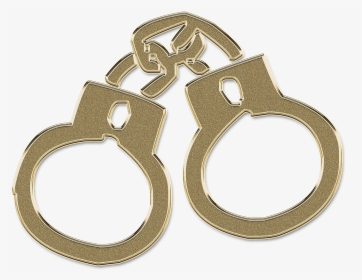 Golden Handcuffs - Gold Handcuffs Png, Transparent Png, Transparent PNG