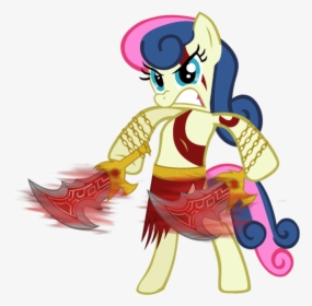 Bon Bon, Crossover, God Of War, Kratos, Safe, Sweetie - God Of War, HD Png Download, Transparent PNG