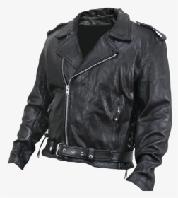 Leather Motorbike Jacket Transparent Image - Leather Jacket Transparent Background, HD Png Download, Transparent PNG