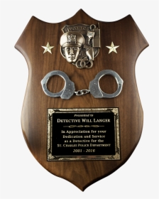 Police Shield Plaques, HD Png Download, Transparent PNG
