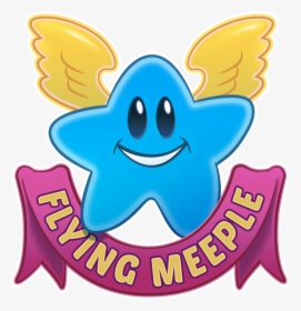 Flyingmeeple Logo-clip - Flying Meeple Logo, HD Png Download, Transparent PNG