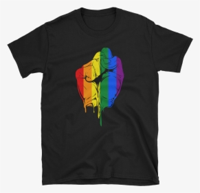 Image Of Rainbow Drip Fist - T-shirt, HD Png Download, Transparent PNG