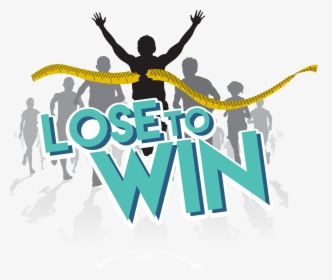 Lose To Win Logo - Weight Loss Challenge Winner, HD Png Download, Transparent PNG