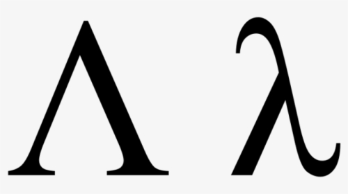 Picture Of Math Symbols - Lambda Symbol, HD Png Download, Transparent PNG