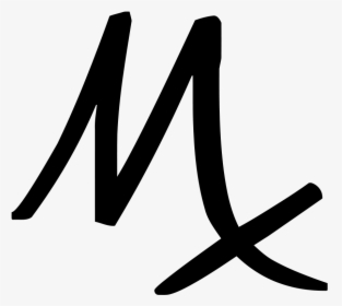 Mx, A Symbol For Minim In The Apothecaries - Mx Symbol, HD Png Download, Transparent PNG