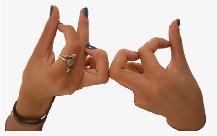 Gang Hand Signs Png, Transparent Png , Png Download - Blood Gang Signs Png, Png Download, Transparent PNG