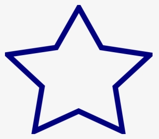 Star Clip Art At - White And Blue Star, HD Png Download, Transparent PNG