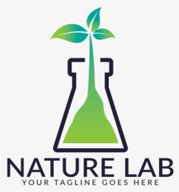 Nature Lab Logo Design - Lab Nature Png, Transparent Png, Transparent PNG
