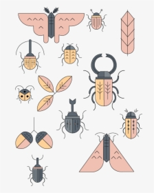 Art Deco Insects, HD Png Download, Transparent PNG