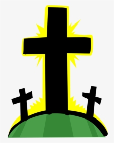 Jesus And The Cross Clipart Jpg Free Calvary Golgotha - Salib Yesus Salib Vector Png, Transparent Png, Transparent PNG