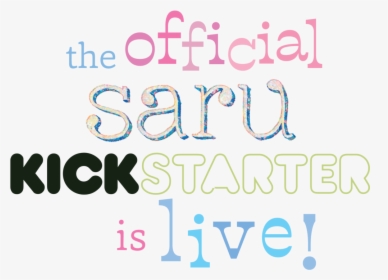 Website Saru Kickstarter Announcement - Kickstarter, Inc., HD Png Download, Transparent PNG
