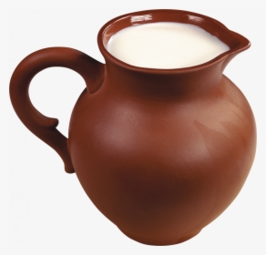 Best Free Milk Png Image - Pottery Jar With Milk, Transparent Png, Transparent PNG