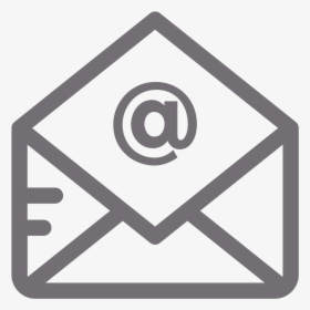Email Icon Gray - Open Letter Icon, HD Png Download, Transparent PNG