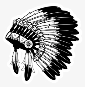 Native American Headdress Illustration - Native American Headdress Transparent, HD Png Download, Transparent PNG