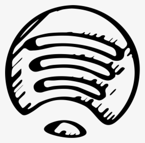 Spotify Sketched Logo Variant - Cool Spotify Logo Png, Transparent Png, Transparent PNG