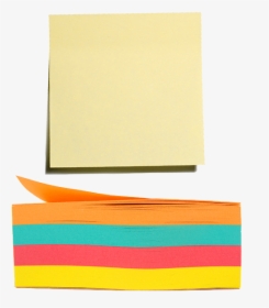 Post-it Type Sticky Notes Of Assorted Colors - Colorfulness, HD Png Download, Transparent PNG