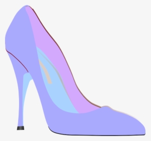 Purple Heel Clip Art At Clker - High Heel Clipart No Background, HD Png Download, Transparent PNG