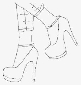 High Heels To Draw , Png Download - Drawing, Transparent Png, Transparent PNG