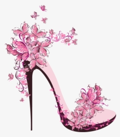 Transparent High Heel Clipart Free - おしゃれ ハイヒール イラスト, HD Png Download, Transparent PNG