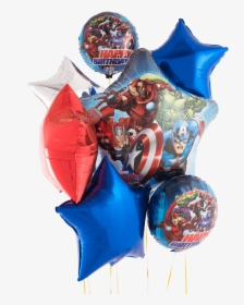 Avengers Happy Birthday Bunch - Avengers Birthday Balloons Png, Transparent Png, Transparent PNG