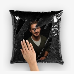 Shia Labeouf Face - Danny Devito Sequin Pillow, HD Png Download, Transparent PNG