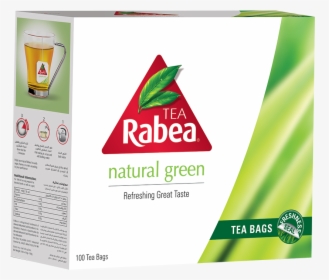 Rabea Green Tea With Mint 100 Bags, HD Png Download, Transparent PNG
