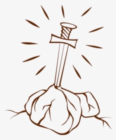 Excalibur, Legend, Sword, England, Stone, Rock - Sword In The Stone, HD Png Download, Transparent PNG