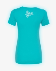 Baby Elephant Shirt Preview Back - Turquoise Plain Blue T Shirt, HD Png Download, Transparent PNG