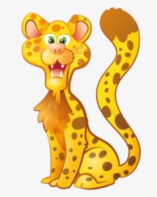Safari Wallstickers For Kids, Leopard Sticker - Cartoon, HD Png Download, Transparent PNG