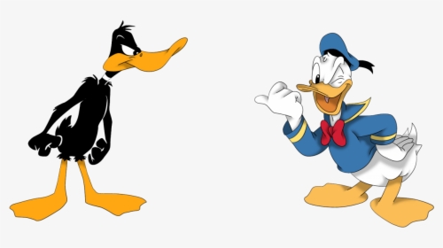 Daffy Duck Woth Donald Png Image - Daffy Duck And Donald Duck, Transparent Png, Transparent PNG