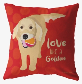 Golden Retriever Pillow - Pillow, HD Png Download, Transparent PNG