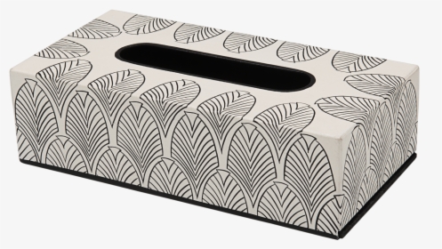 Artistic Deco Tissue Box Decorative Tissue Box Png - Monochrome, Transparent Png, Transparent PNG