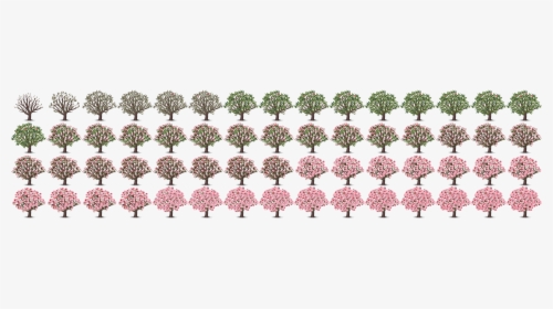 Moving Tree Sprite Sheet, HD Png Download, Transparent PNG