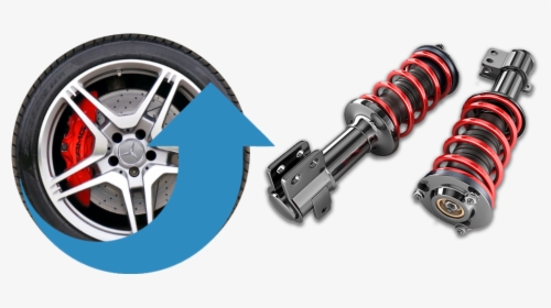 Car Wheel And Shocks - Wheels 17 Inch Mercedes, HD Png Download, Transparent PNG