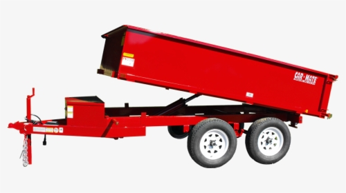 Equipment Trailer Hydraulic Dump Deck Over Wheel - Trailer, HD Png Download, Transparent PNG