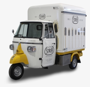 Mobile Bakery On Three Wheels Piaggio Ape Van - Ape Car Food, HD Png Download, Transparent PNG