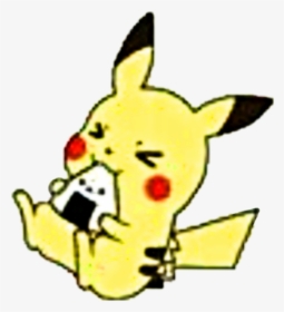 Pikachu Yellow Kawaii Pokemon Cute Smiley Food Clipart - Pikachu Chibi, HD Png Download, Transparent PNG