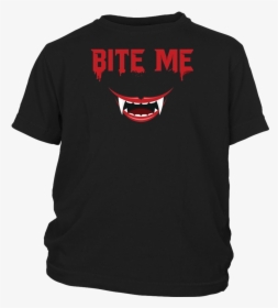 Bite Me Halloween T Shirt - Active Shirt, HD Png Download, Transparent PNG