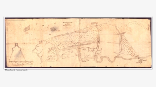 Ten Hills Manuscript Map Created By Farm Owner, John - Sketch, HD Png Download, Transparent PNG