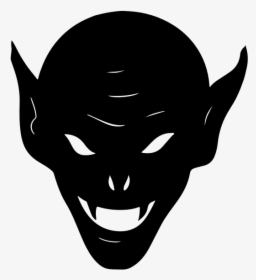 Goblin Head Silhouette - Goblin Head, HD Png Download, Transparent PNG